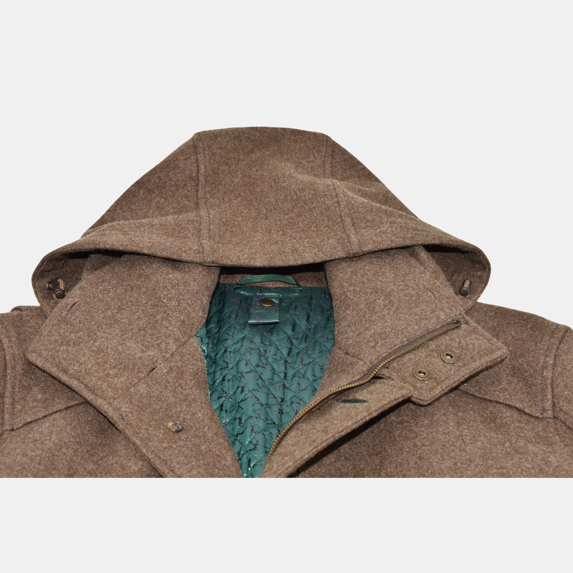 Brown Coat made of Virgin Wool (EU 48)