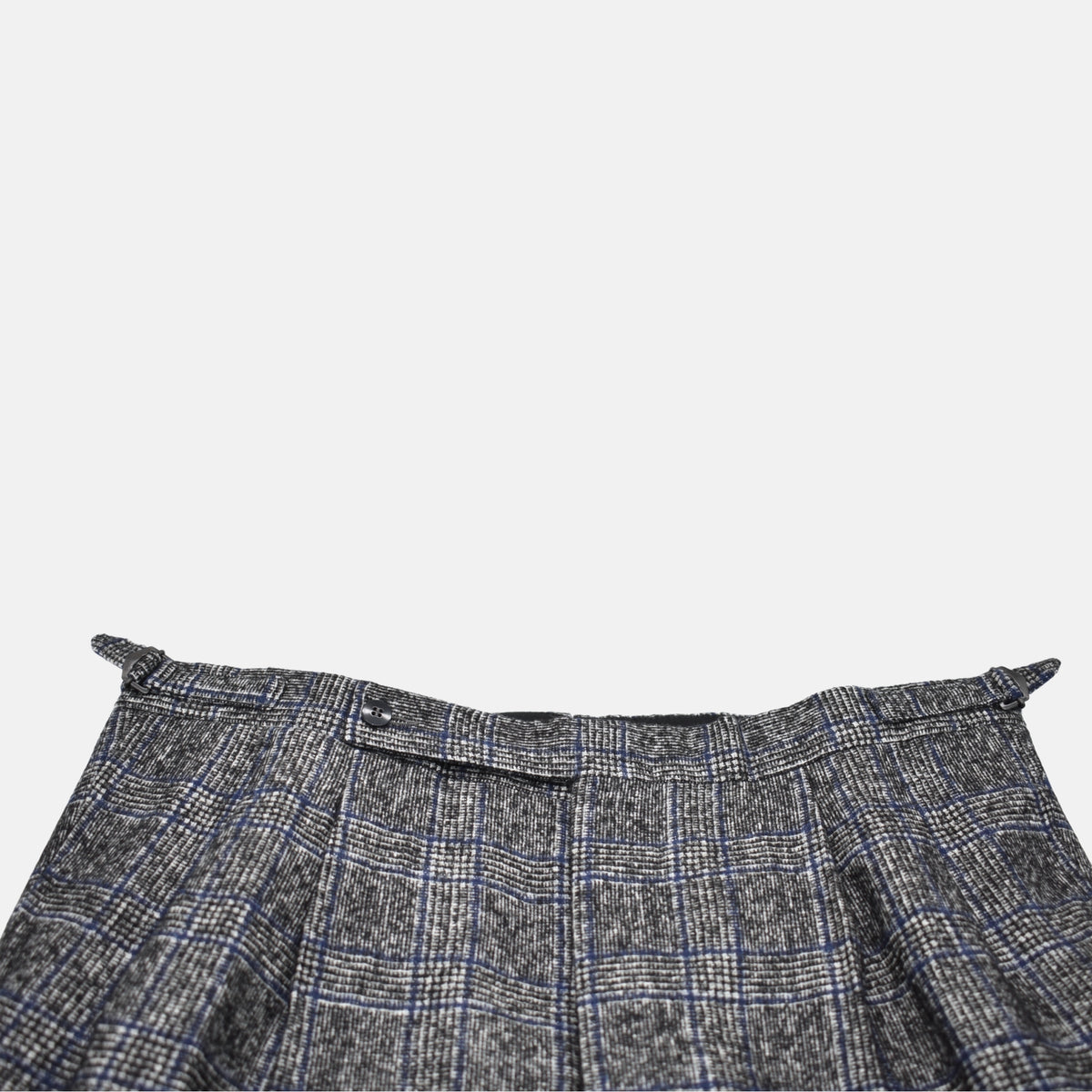 Multicoloured Checkered Suit made of Wool/Baby Alpaka (EU 54)