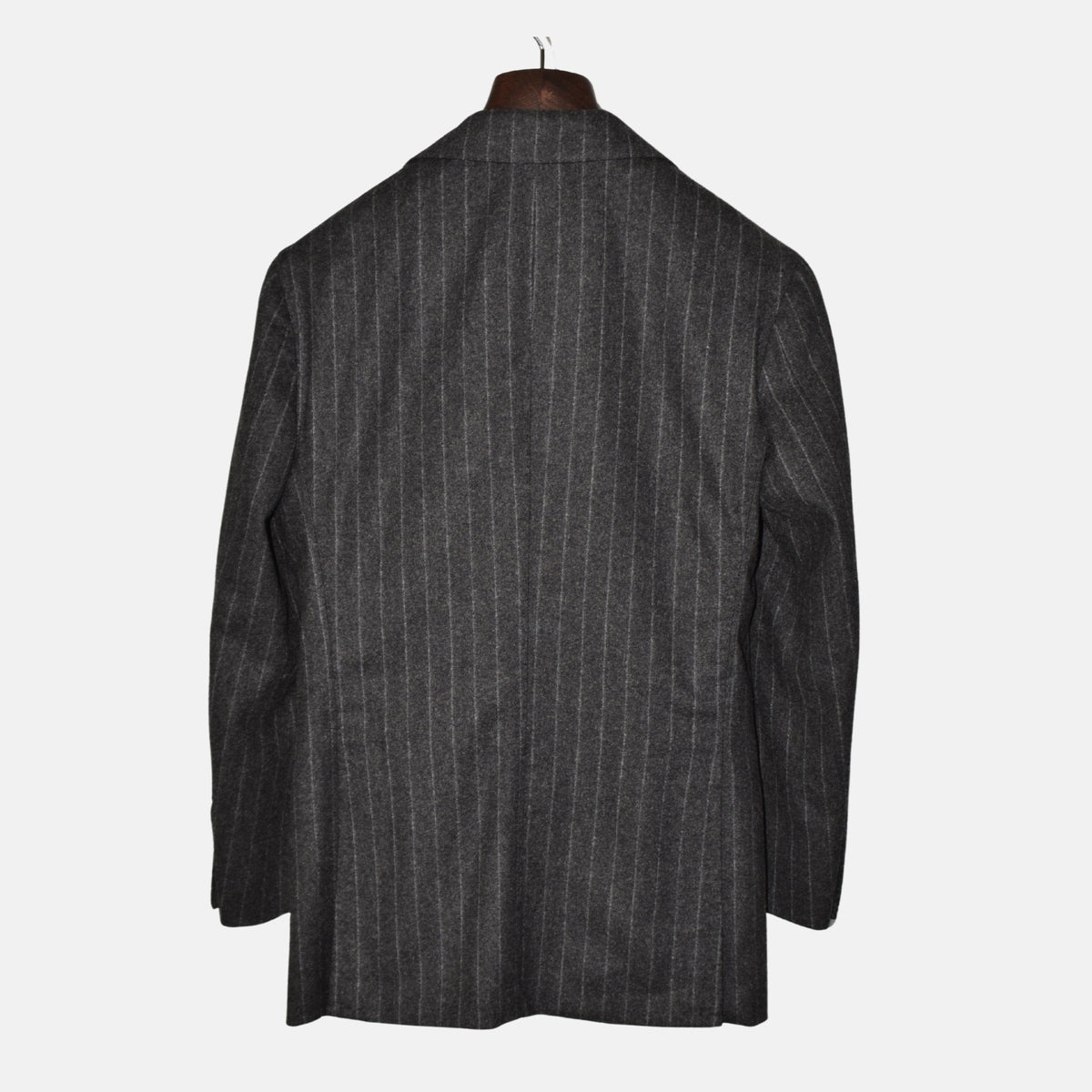 Brown/Grey Chalkstripe Blazer made of Wool (EU 46)