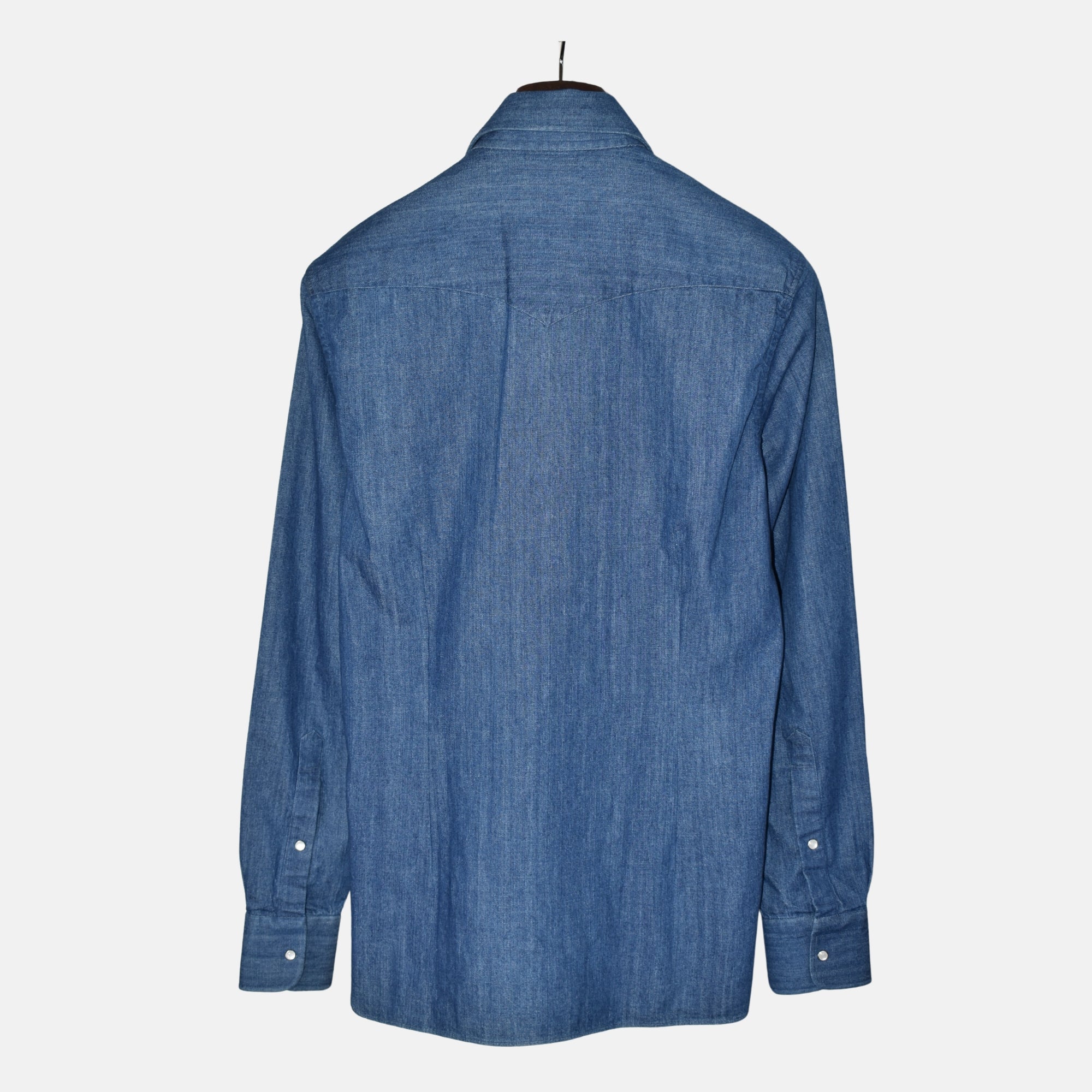 Blue Denim Shirt made of Cotton (S)