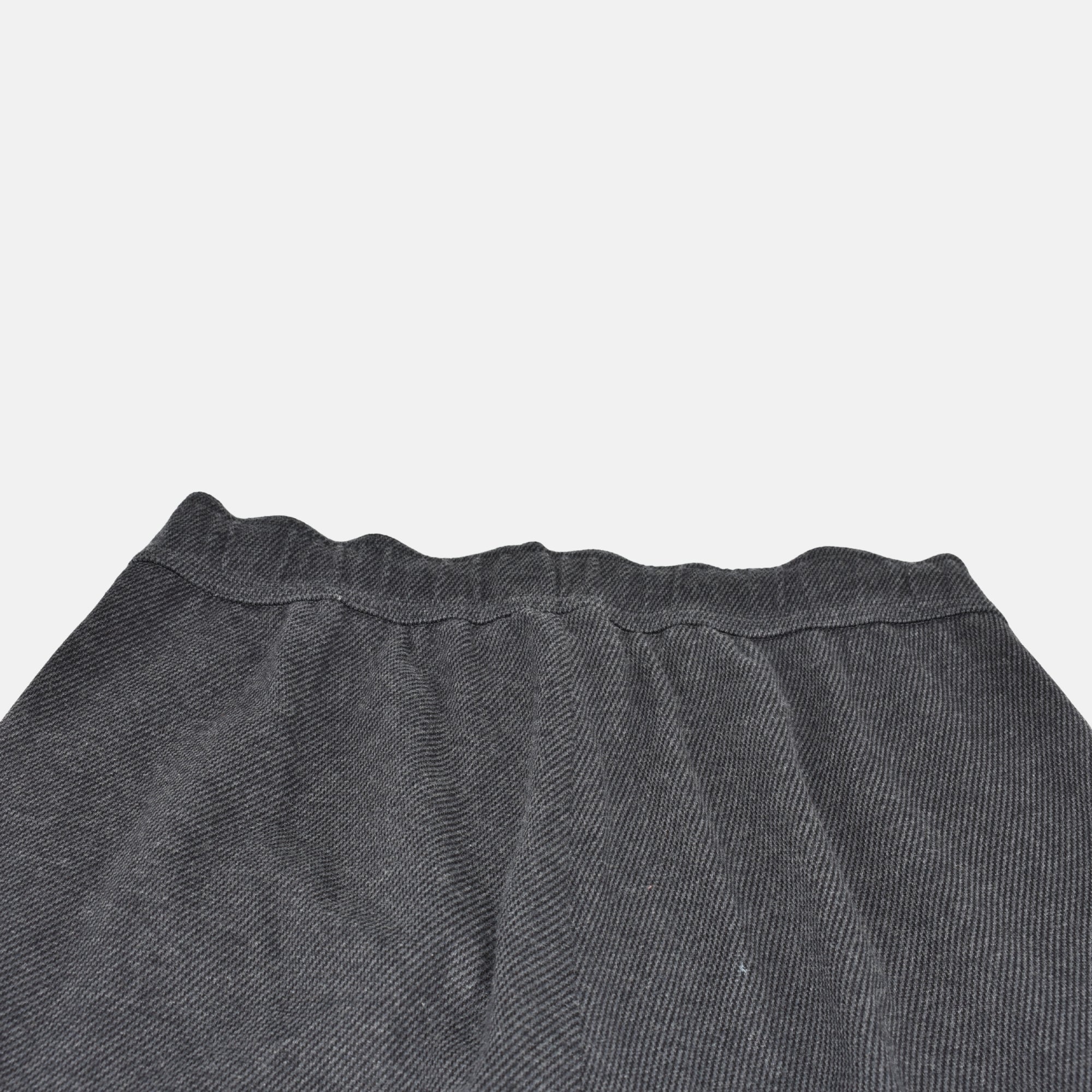 Black/Gray Striped Jogg Pants made of Cotton/Linen (EU 46)