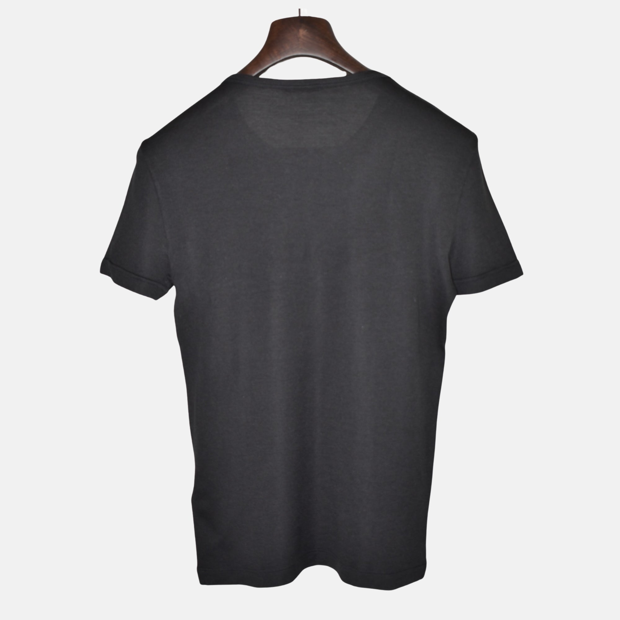 Black T-Shirt made of Silk/Cotton (EU 46)