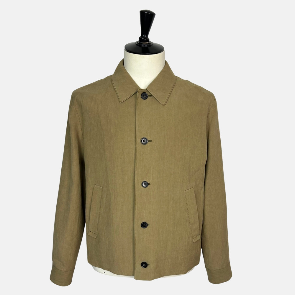 Khaki Jacket made of Linen (EU 52)