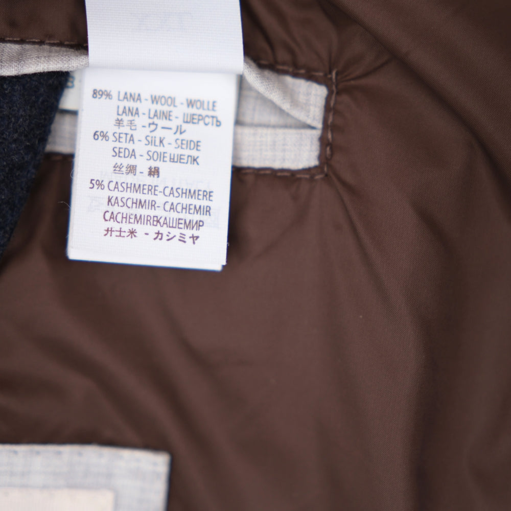 Navy Jacket made of Wool/Silk/Cashmere (XXL)