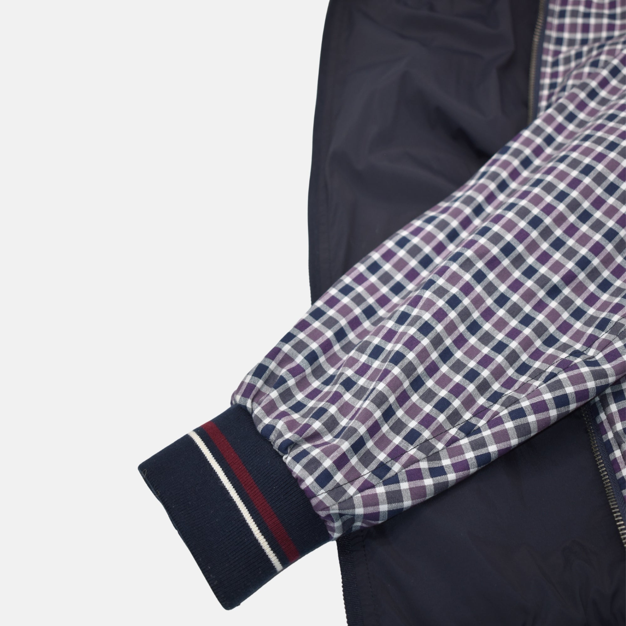 Multicoloured Reversible Jacket made of Cotton/Nylon (M)