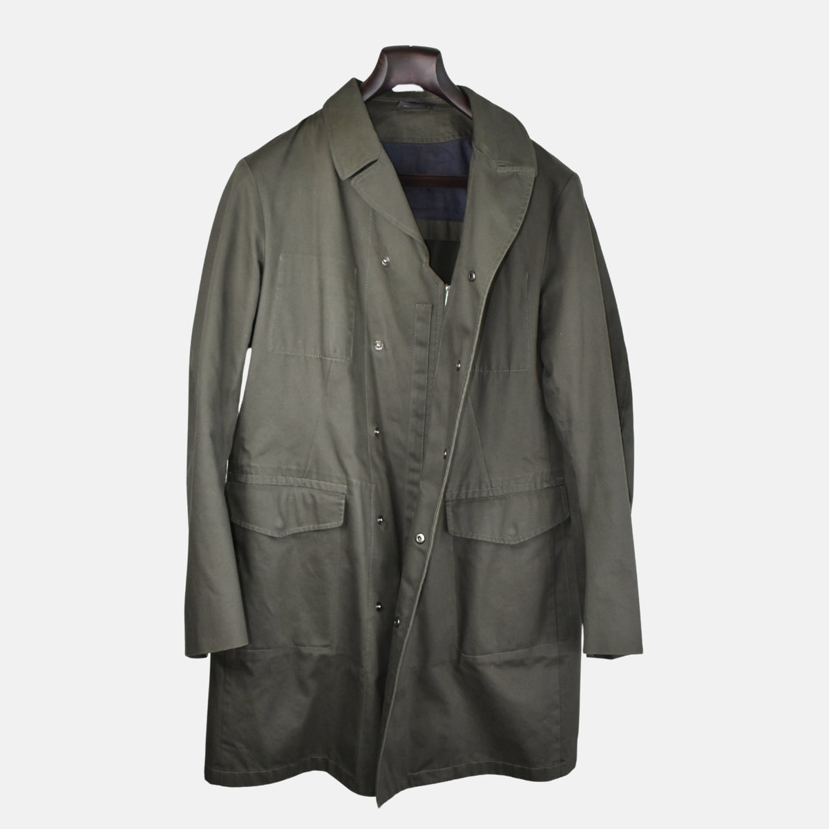 Khaki Parker made of Cotton (EU 50)