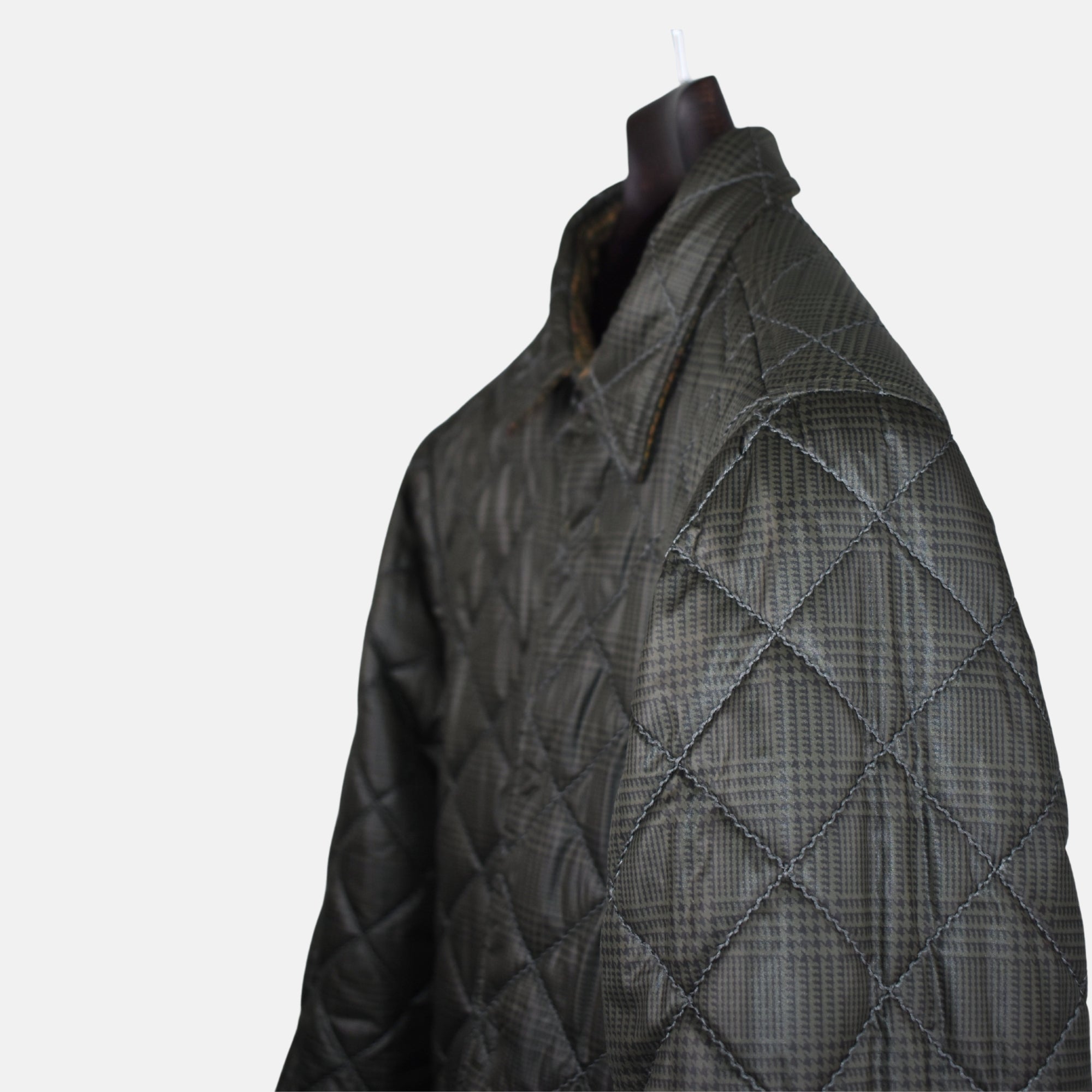 Multicoloured Reversible Jacket made of Wool/Polyester (M)