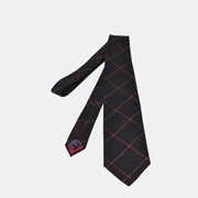 Multicoloured Checkered Tie made of Wool