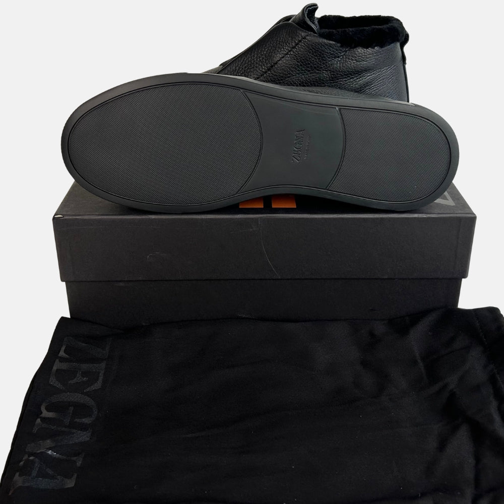 Black Triple Stitch Sneakers made of Leather (EU 46)