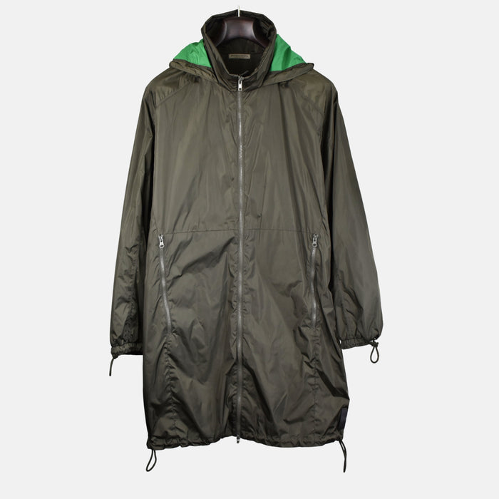 Khaki Rain Coat made of Polyamide (EU 46)