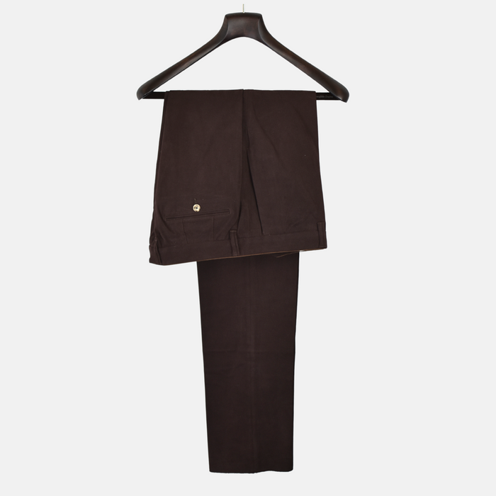 Brown Trousers made of Cotton (EU 54)