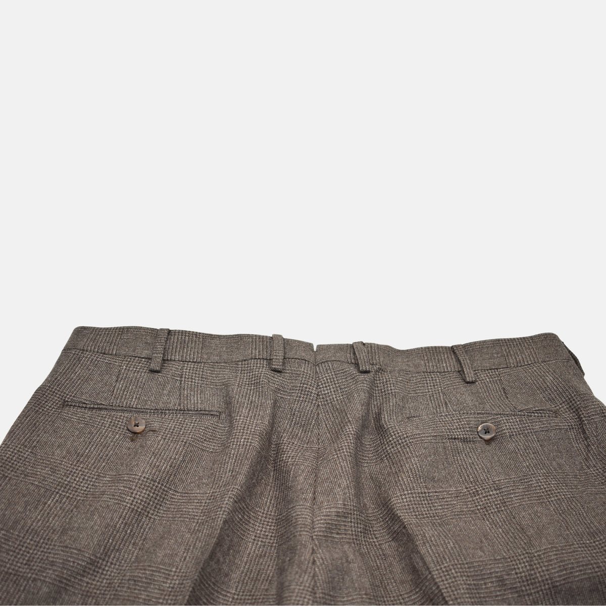 Brown Checked Suit made of Wool/Mohair/Cashmere (EU 54)