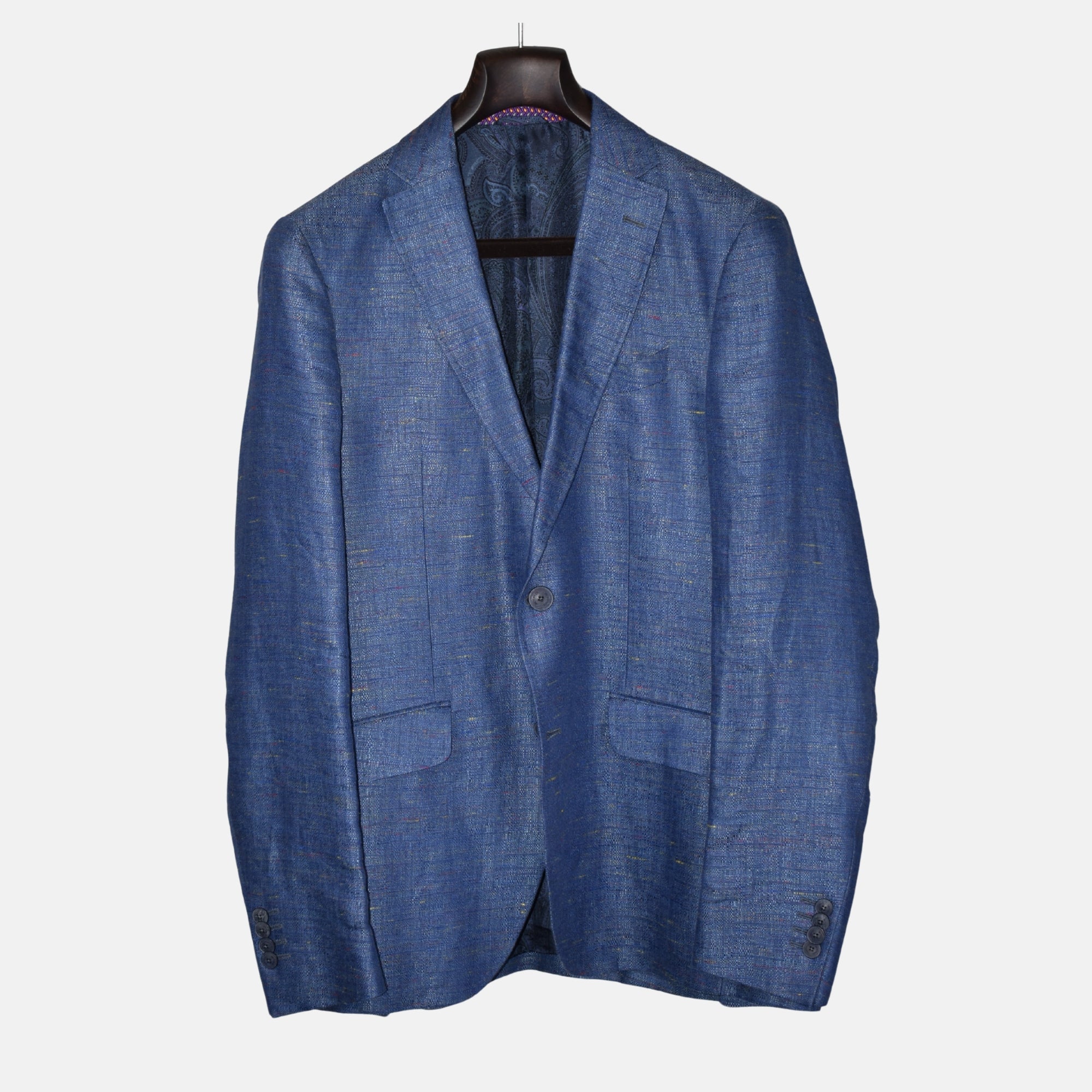 Multicoloured Blazer made of Linen (EU 50)