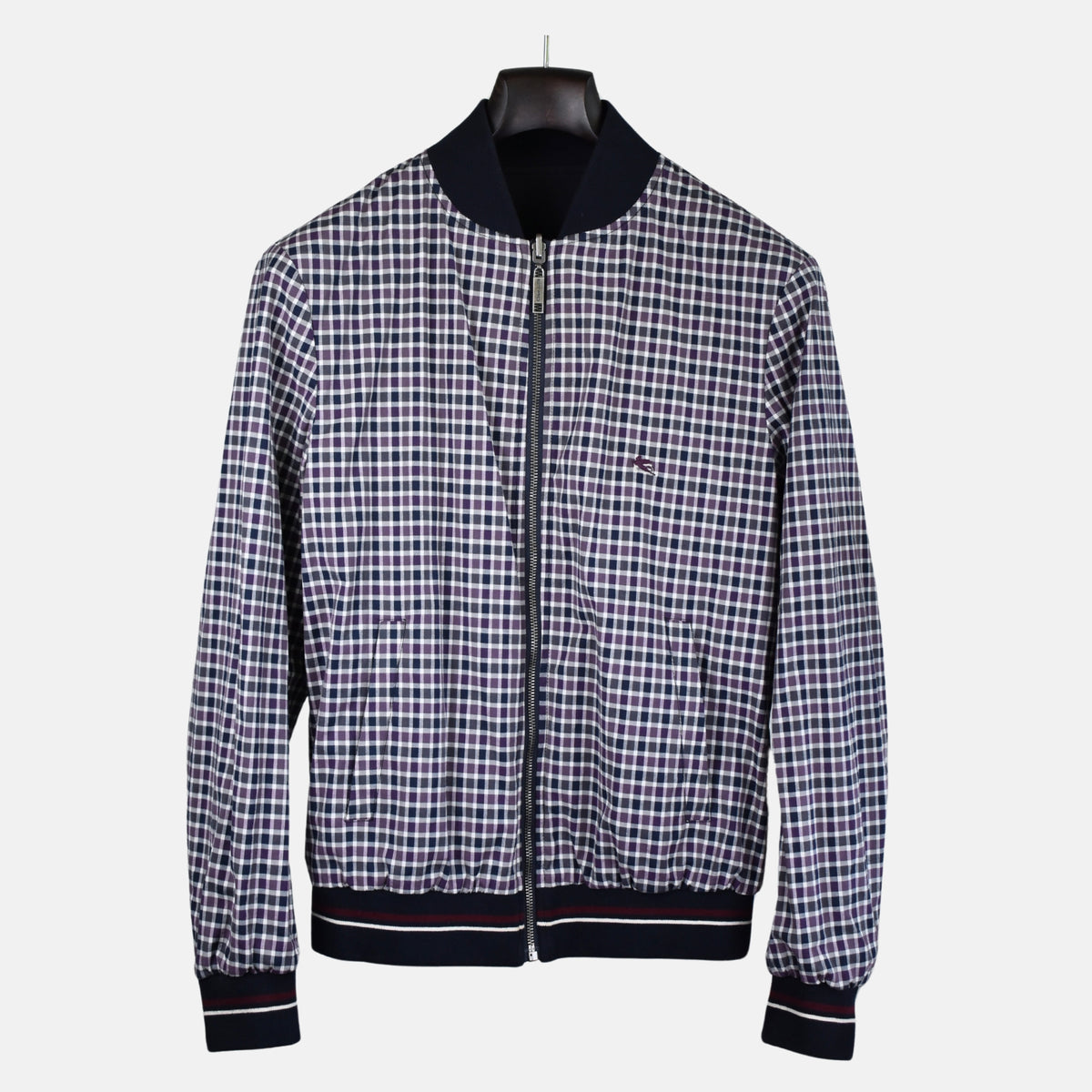 Multicoloured Reversible Jacket made of Cotton/Nylon (M)