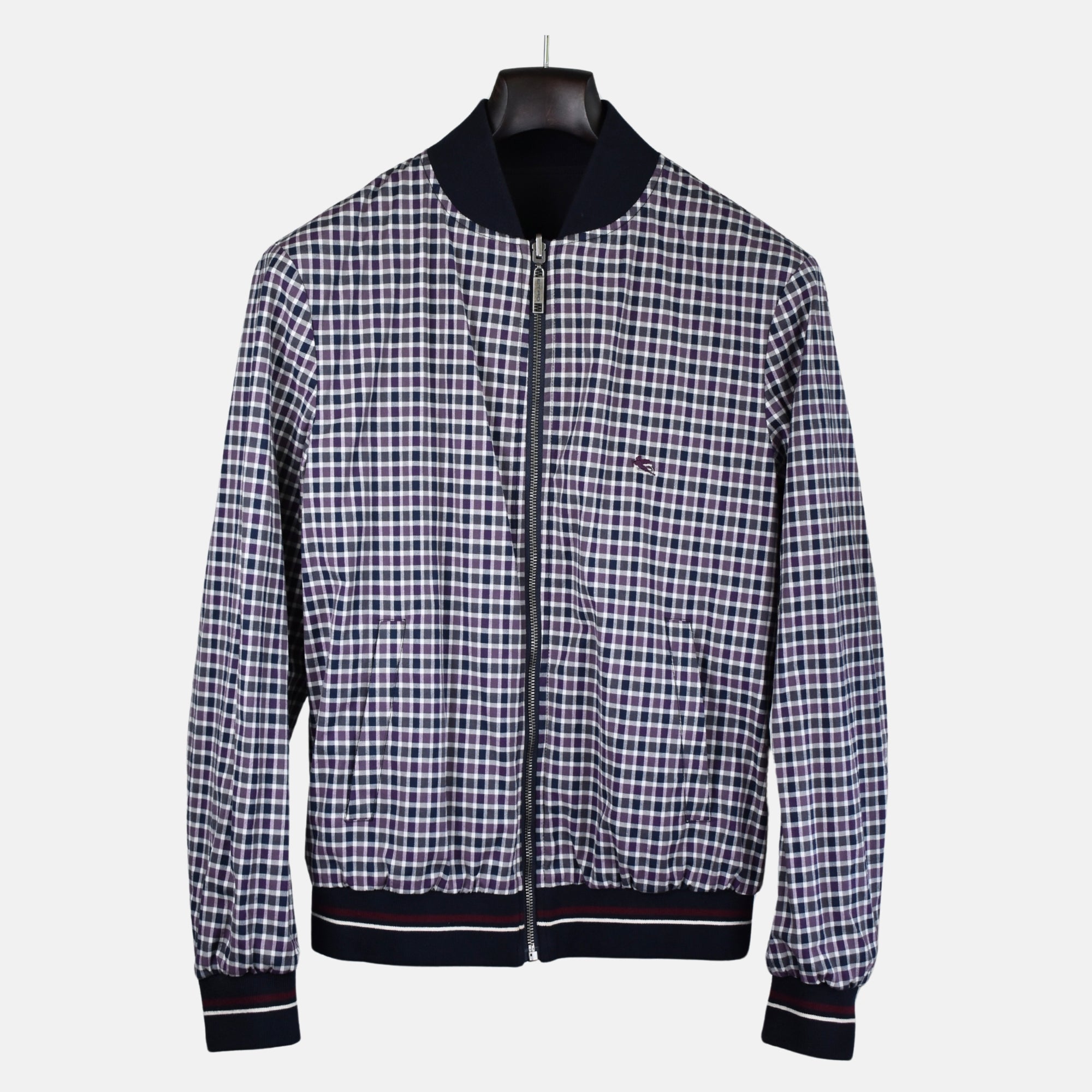 Multicoloured Reversible Jacket made of Cotton/Nylon (M)