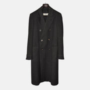 Anthracite Herringbone Coat made of Cashmere (EU 48)