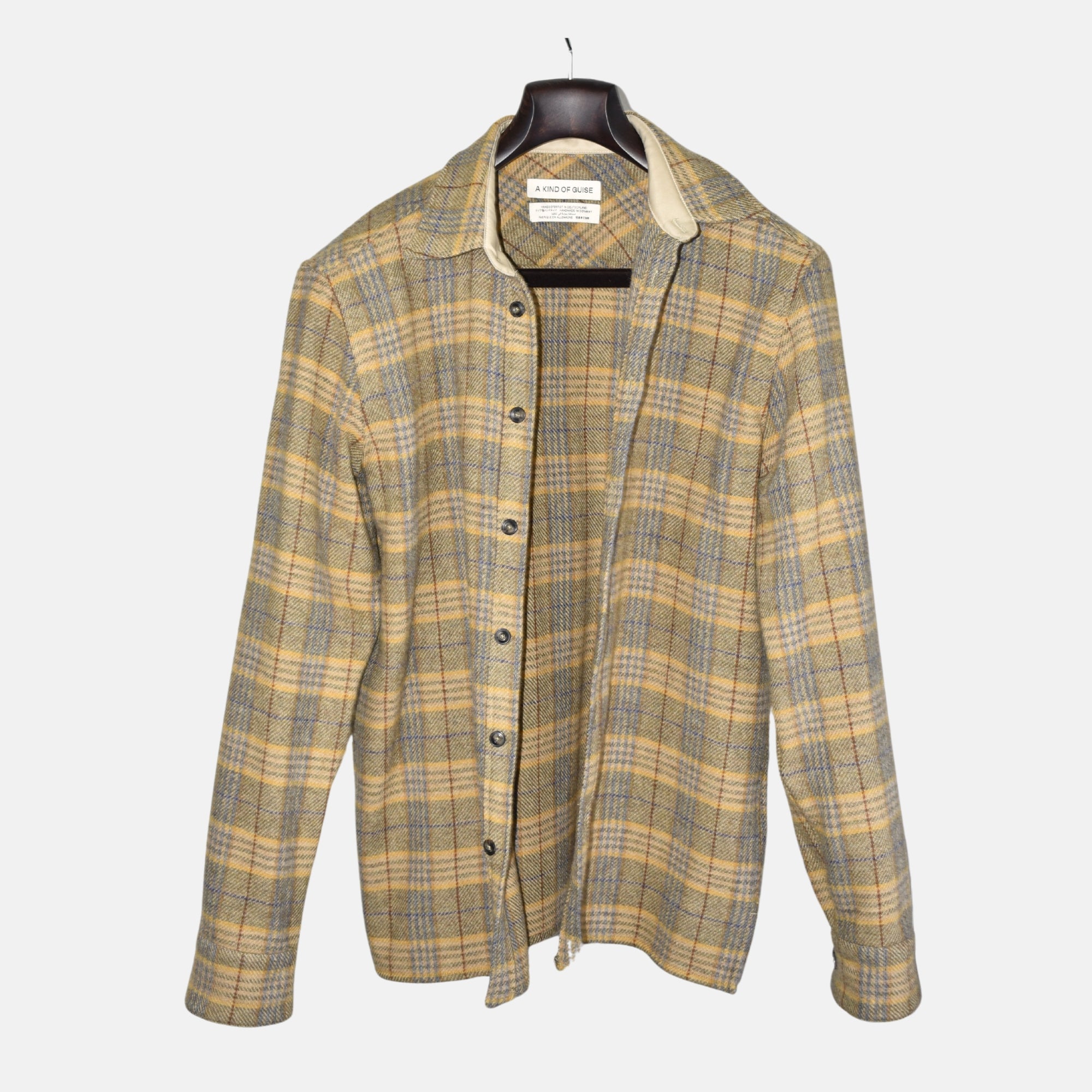 Multicoloured Overshirt made of Virgin Wool (M)
