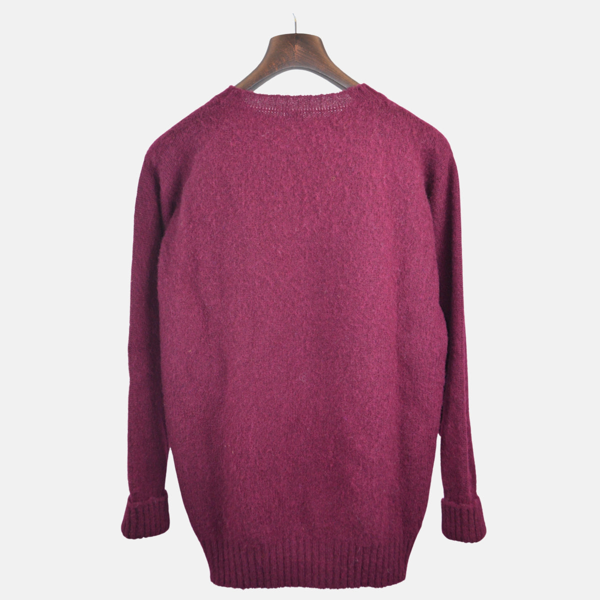 Bordeaux Sweater made of Shetland Wool (EU 44)