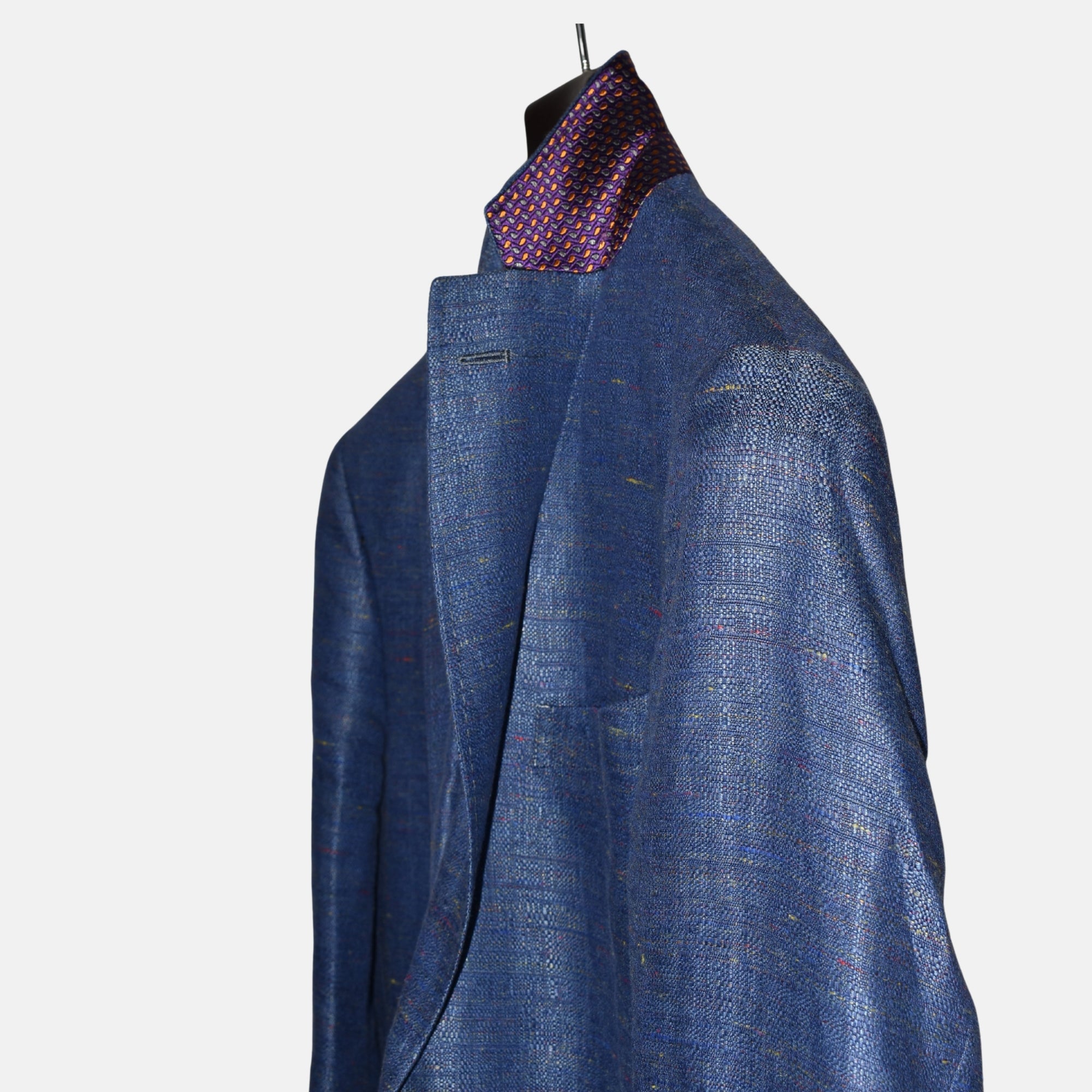 Multicoloured Blazer made of Linen (EU 50)