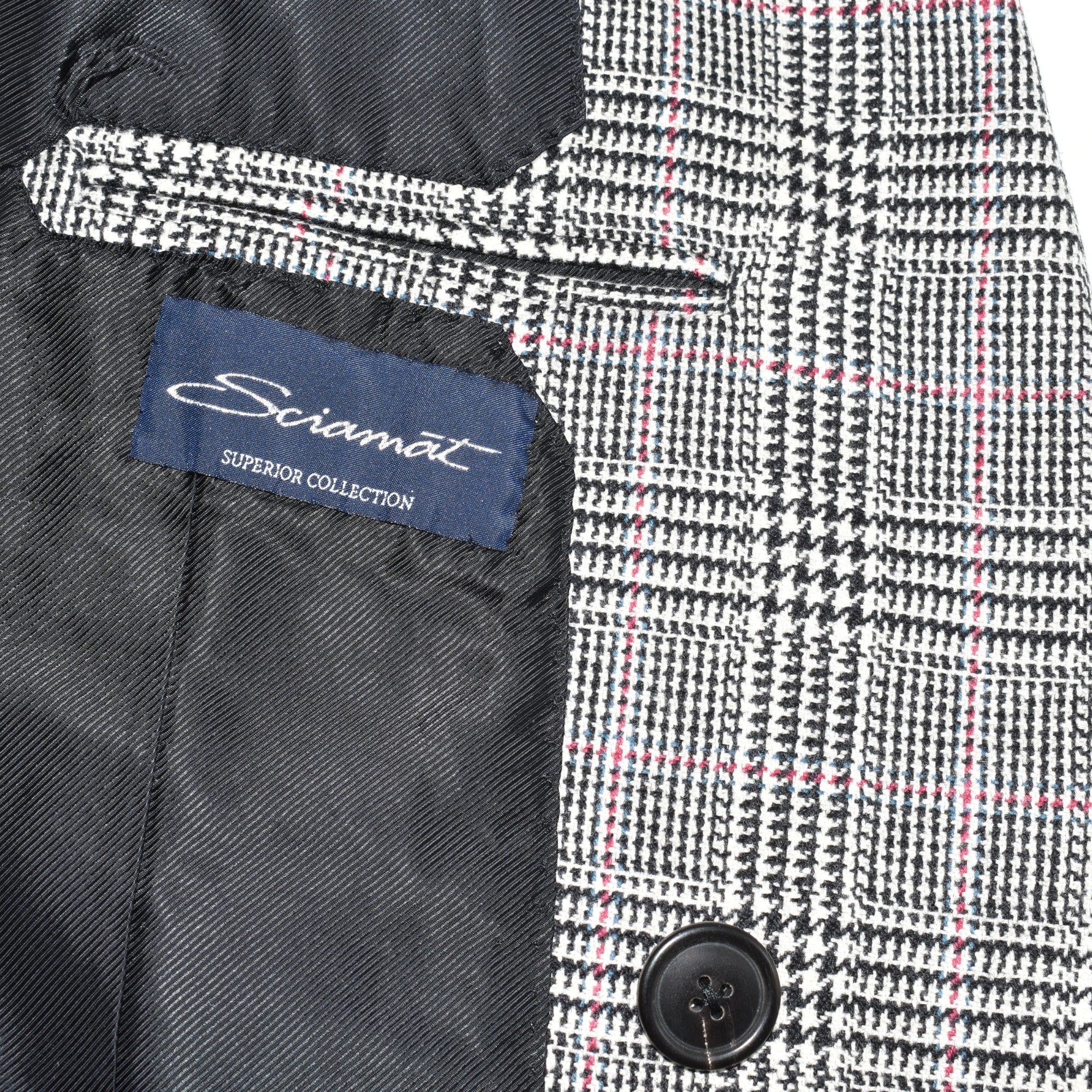 Multicoloured Checkered Coat made of Wool (bespoke)
