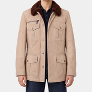 2026-10-26_Brunello Cucinelli_Suede Shearling Safari Jacket Beige_On-model