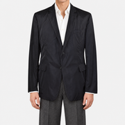 Black Polyester Blazer