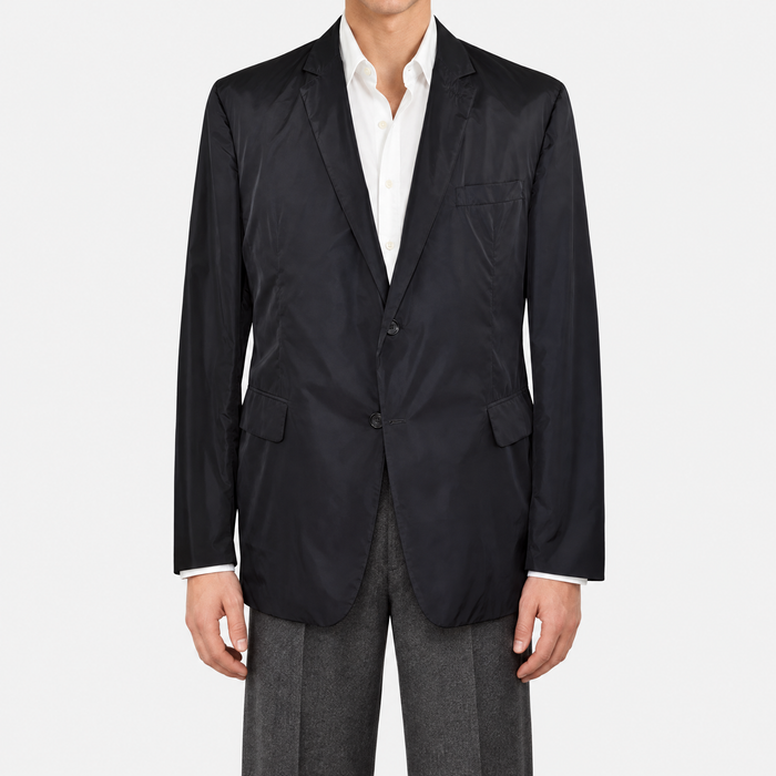 Black Polyester Blazer