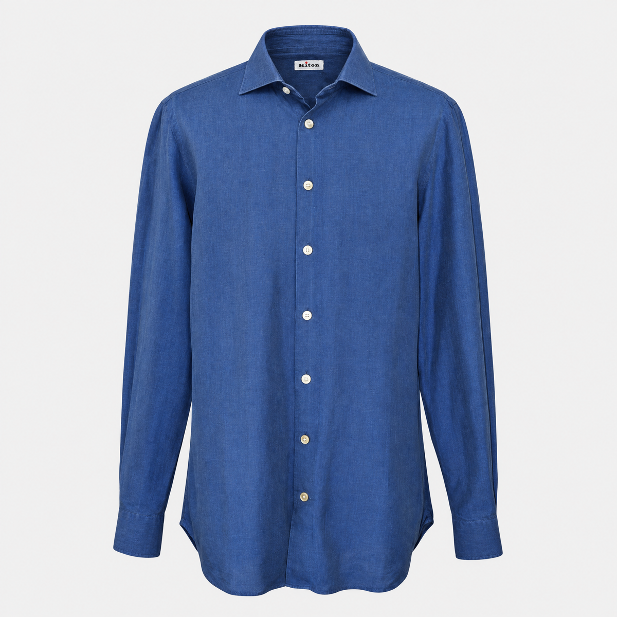 Blue Linen/Silk Shirt (EU 44)