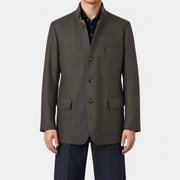 On-model | Green Cashmere Storm System