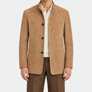 On-model | Second Skin Leather Il Conte Jacket