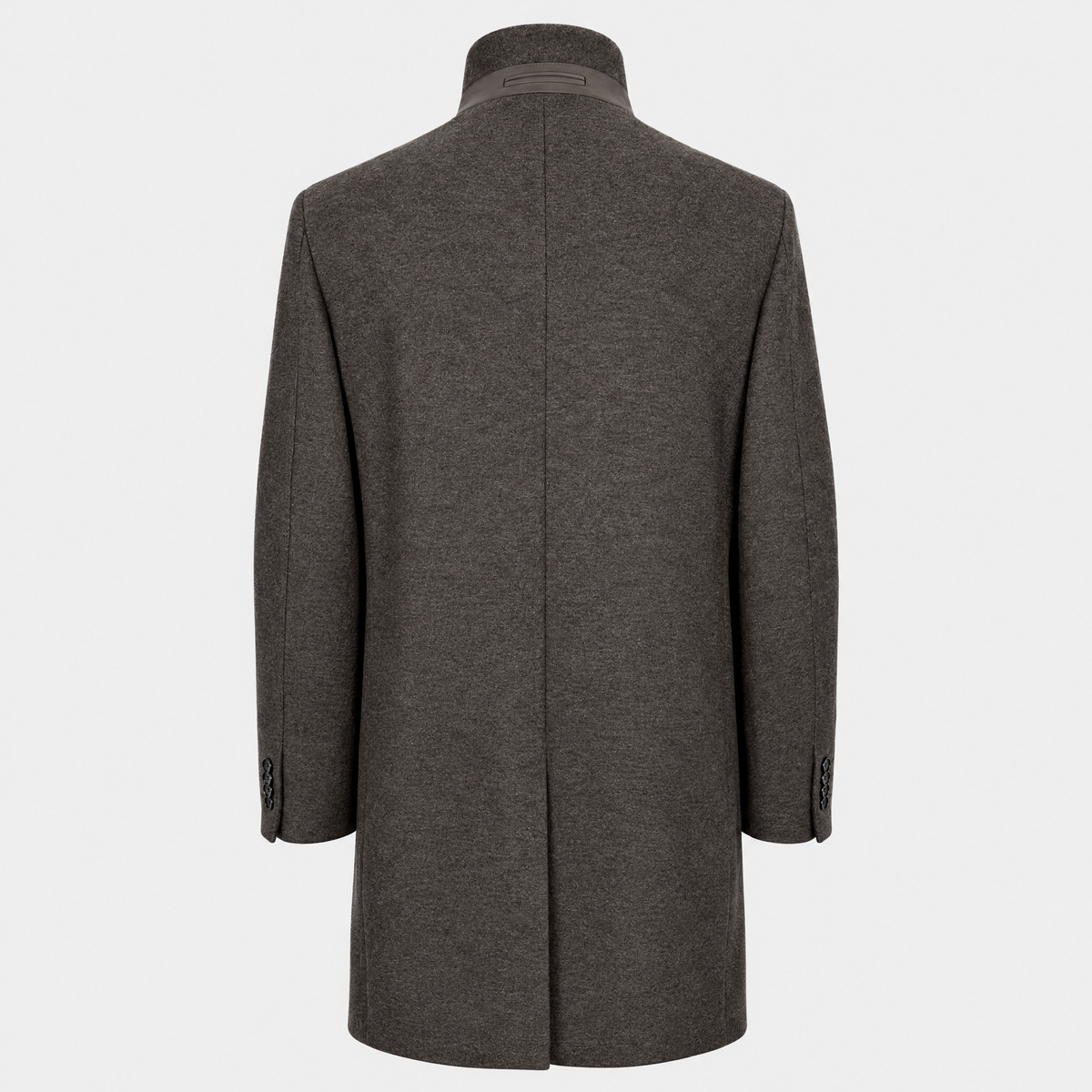 Taupe Cashmere Jersey Coat