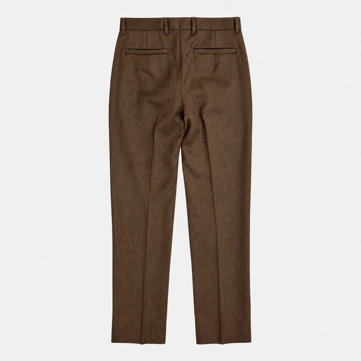 Wool Trousers Brown