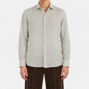 Beige Linen Shirt (XXL)