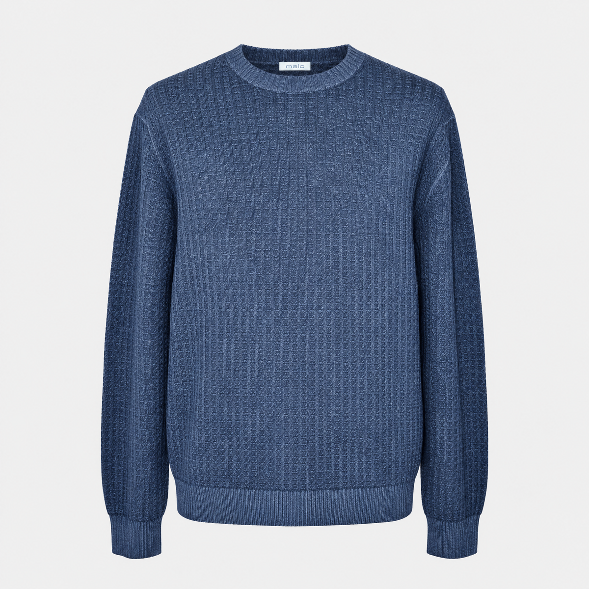 Blue Woven Cashmere Sweater (EU 58)