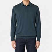 Mud Virgin Wool Longsleeve Polo (EU 56)