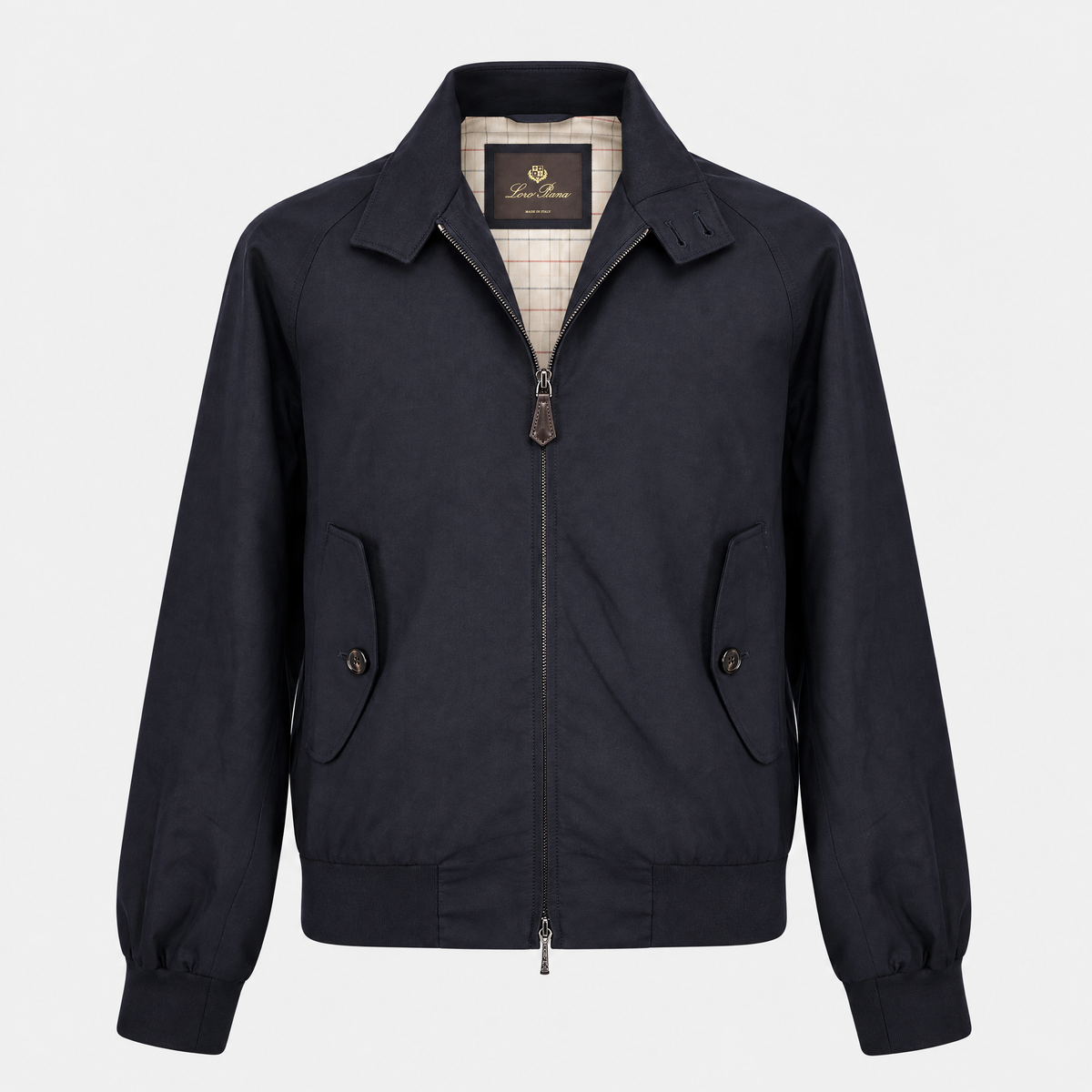 Garment front | Navy Mason Linen Bomber
