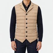 2026-10-26_Brunello Cucinelli_Down Gilet Beige_On-model