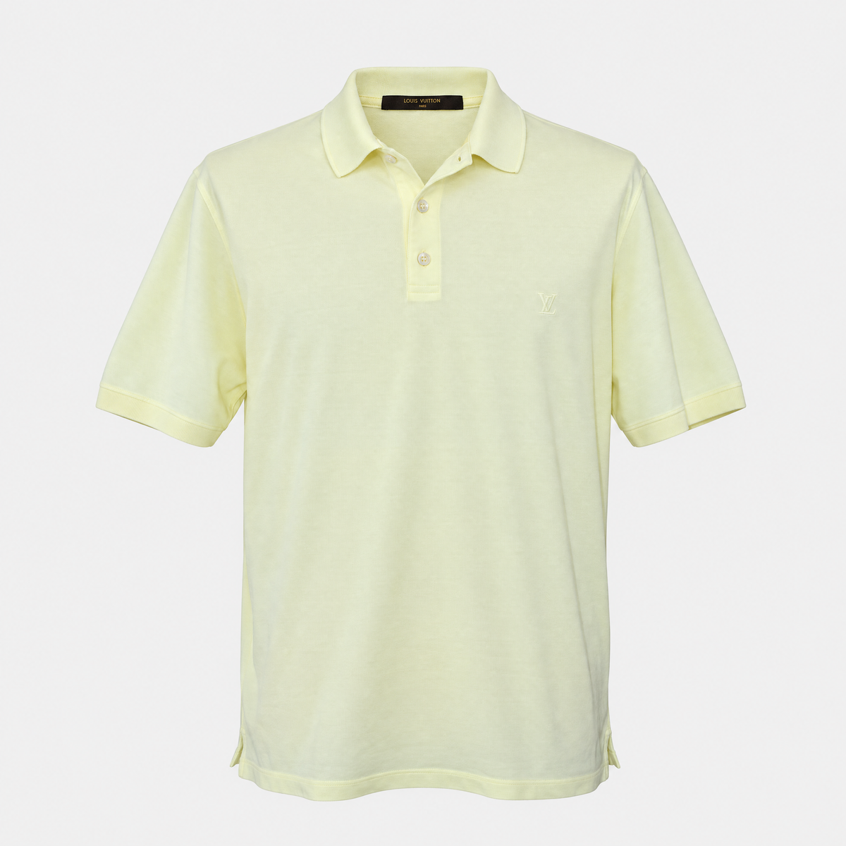 Light Yellow Cotton Poloshirt (XXL)