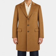 On-model | Camel Sartorial Torino Cashmere Coat