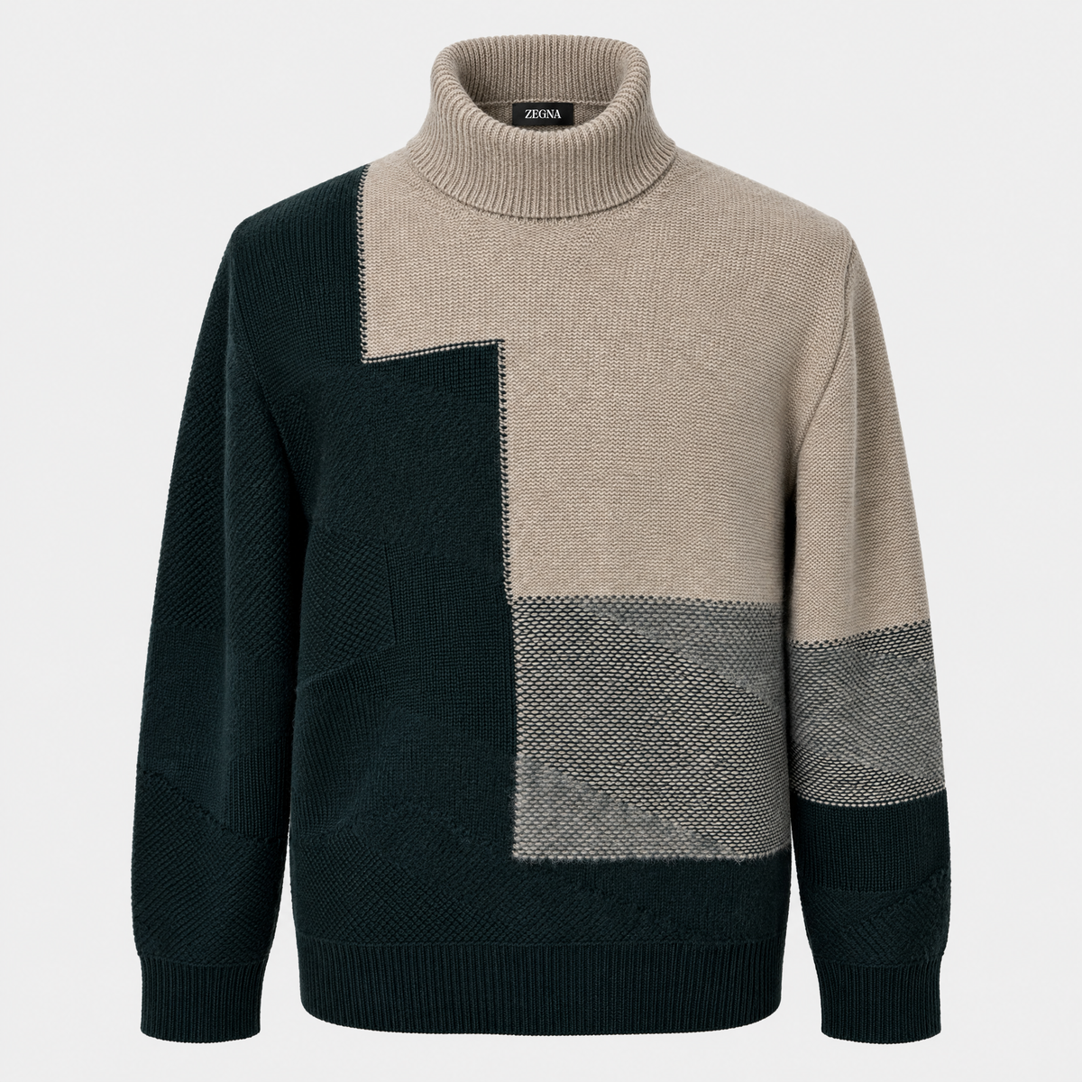 2026-10-26_Zegna_Green-Beige Cashmere Mohair Rollneck_Garment-front