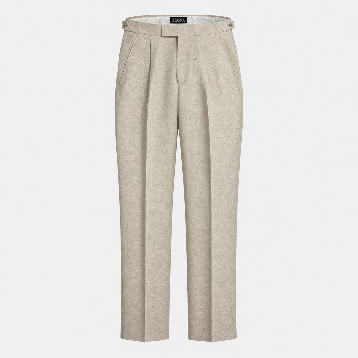 XXX Linen Silk Hemp Trousers Ecru