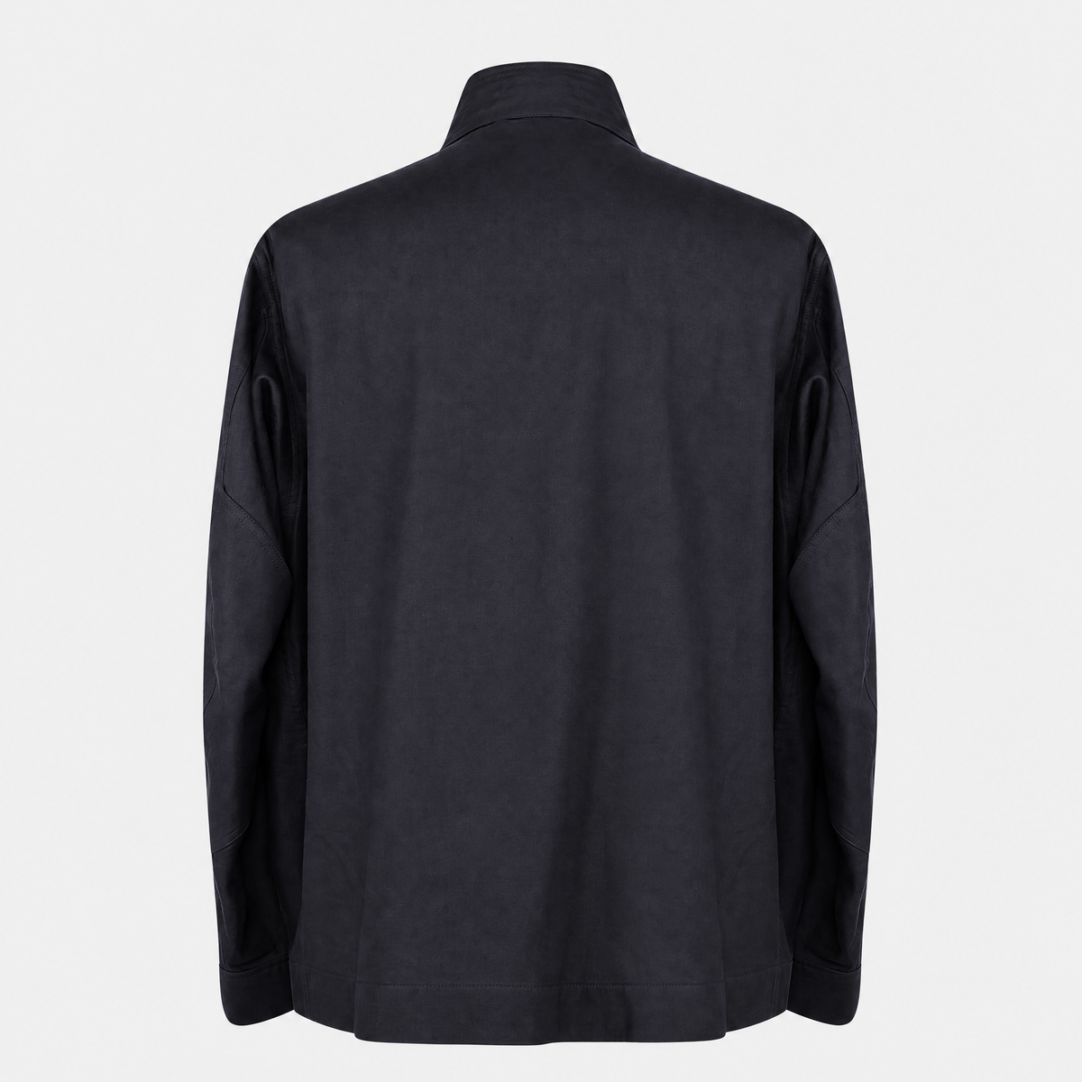 Navy Kody Linen Blouson Jacket