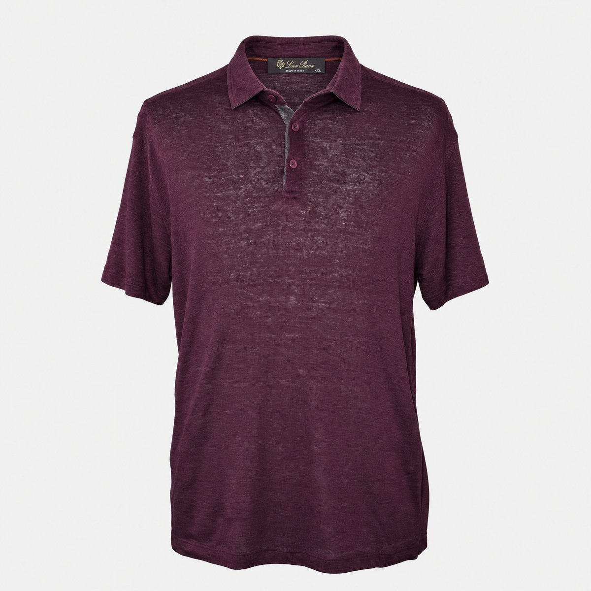 Bordeaux Flax Poloshirt (XXL)