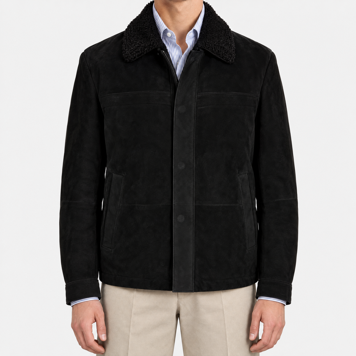 Black Shearling Jacket