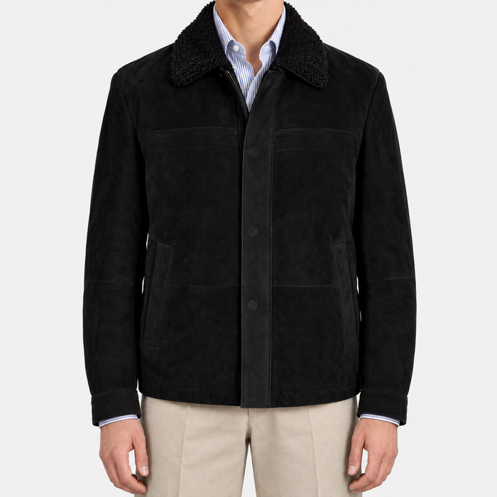 Black Shearling Jacket