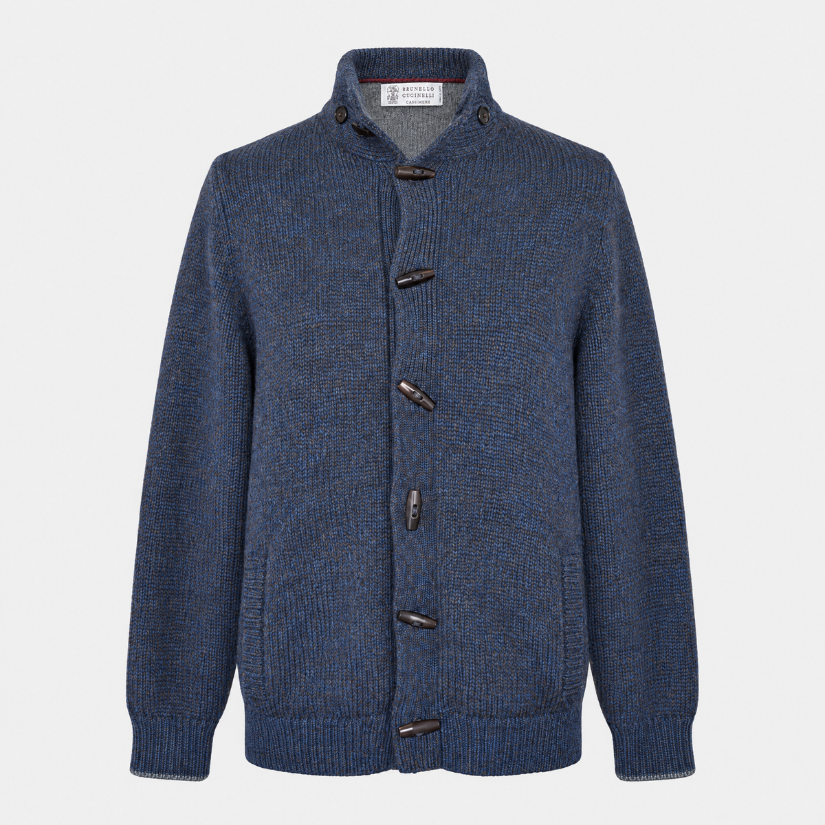 Multicolor Cashmere Toggle Cardigan (EU 54)