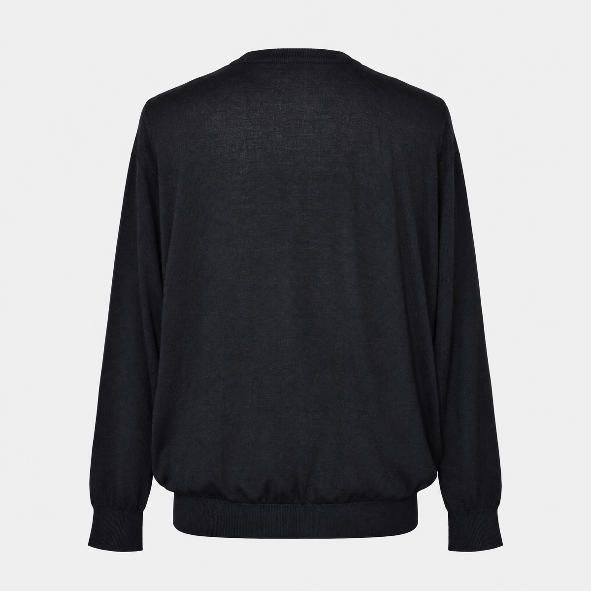 Black Cashmere/Silk/Wool Sweater (EU 56)