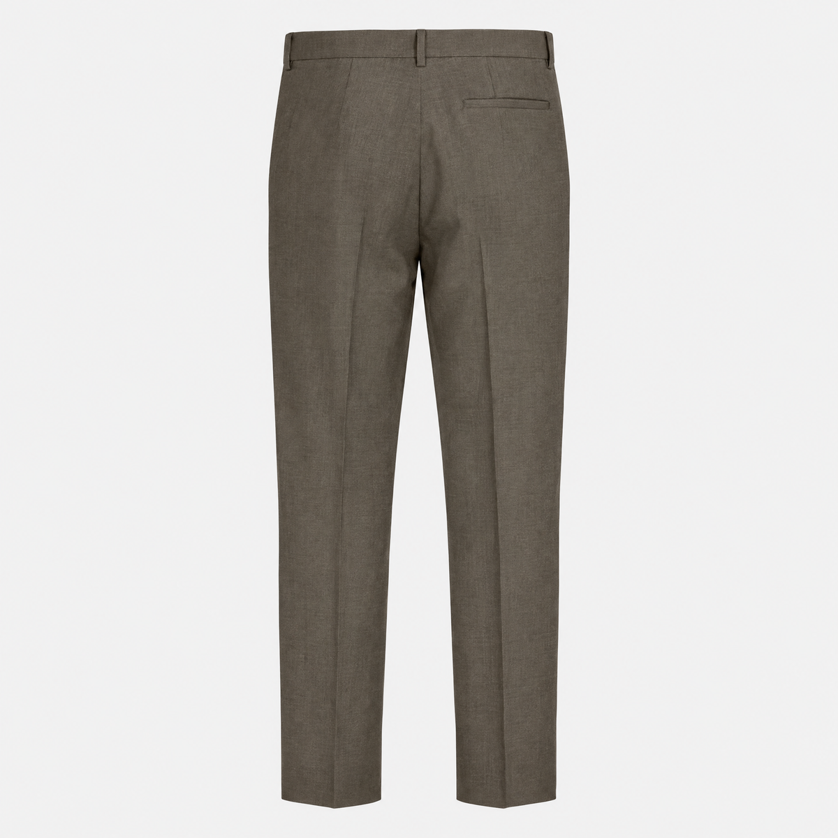 Wool Silk Linen Trousers Taupe