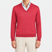 On-model | Fuchsia Sweater Silk