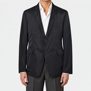 Black Polyester Blazer